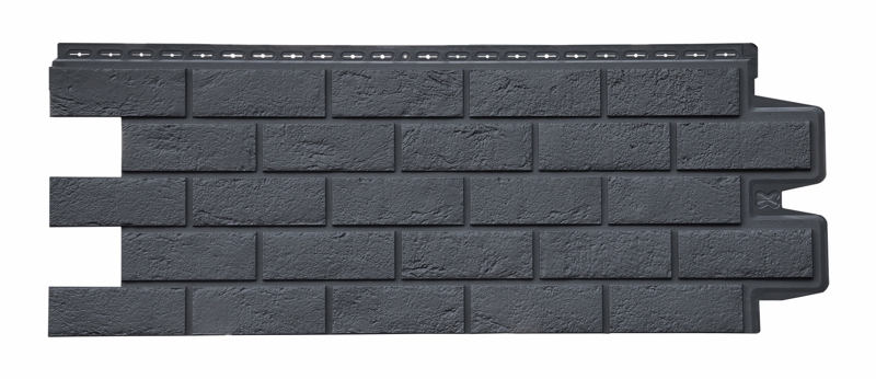 Панель Grand Line Состаренный кирпич Classic 995х390мм Графит купить в Санкт-Петербурге