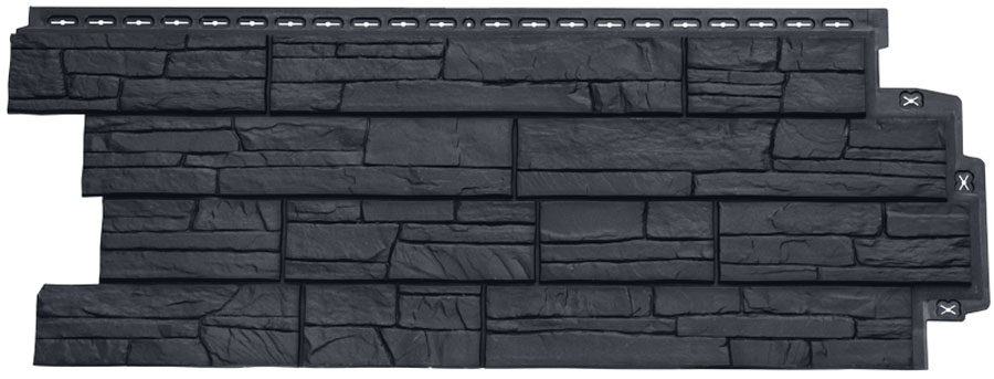 Панель Grand Line Сланец Classic 975х395мм Графит купить в Санкт-Петербурге