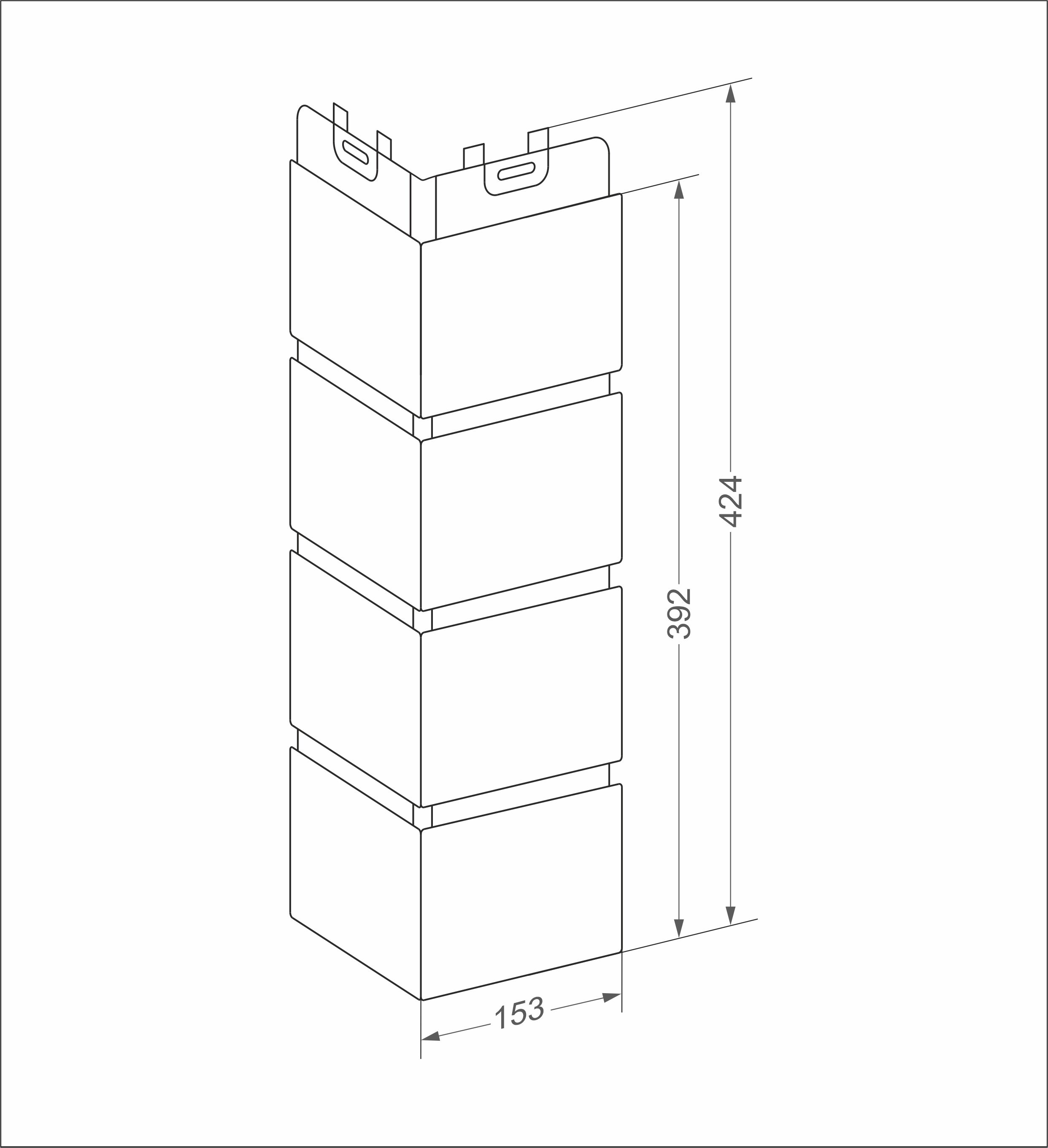 Угол Grand Line Колотый камень Design Plus с черным швом купить в Санкт-Петербурге