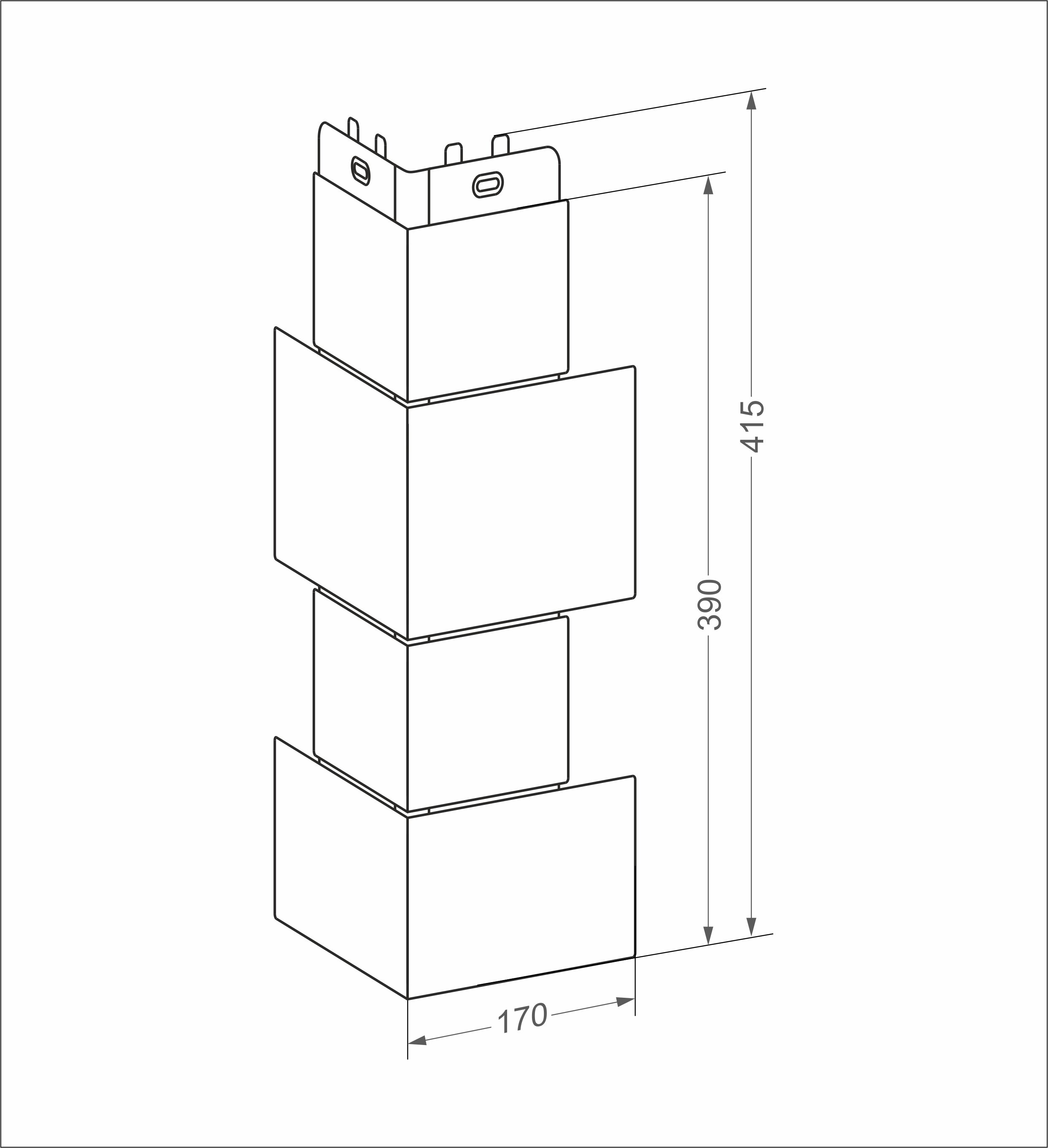 Угол наружный Grand Line Крупный камень Classic купить в Санкт-Петербурге