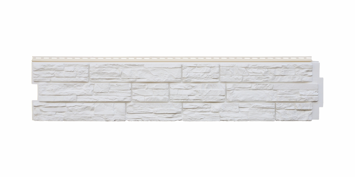 Панель Grand Line ЯФАСАД Крымский сланец 1476х312мм Мел купить в Санкт-Петербурге