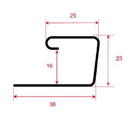 J-профиль Формлайт ТехноНИКОЛЬ Кирпич 3000х270х170мм купить в Санкт-Петербурге