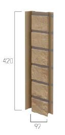 Универсальная планка (внутренний угол) ТехноНИКОЛЬ Кирпич купить в Санкт-Петербурге