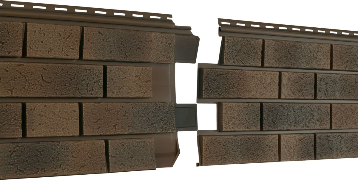 Фасадная панель U-Plast Stone-House S-lock КЛИНКЕР НОРДИК купить в Санкт-Петербурге