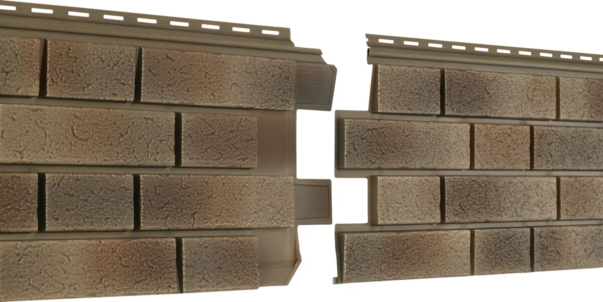 Фасадная панель U-Plast Stone-House S-lock КЛИНКЕР НОРДИК купить в Санкт-Петербурге