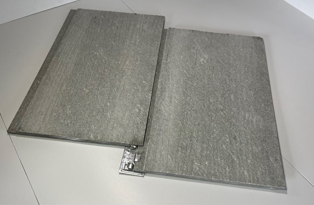 Фиброцементный сайдинг FCS wood click шип-паз ФАКТУРА ДЕРЕВА серый в массе  купить в Санкт-Петербурге