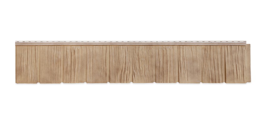 Фасадная панель ЯФАСАД Сибирская дранка, песок купить в Санкт-Петербурге