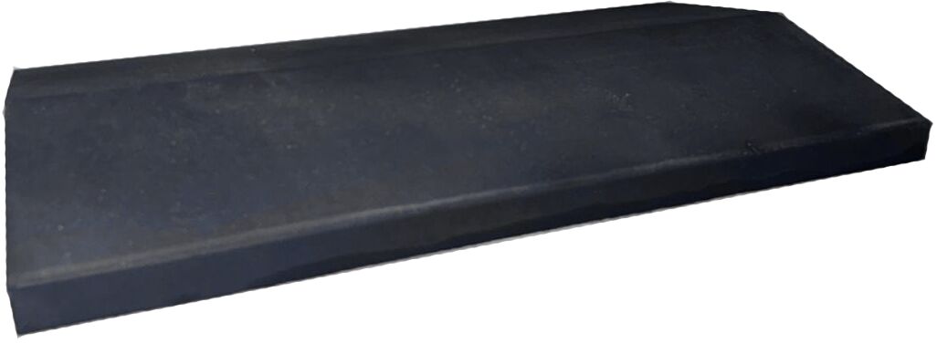 БЕТ-А Оголовник пролетный 620х250х50мм 9005 (черный) 60шт/пд купить в Санкт-Петербурге