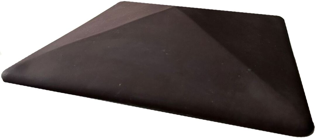 БЕТ-А Оголовник столбовой 450х450х95мм 8019 (серо-коричневый) 48шт/пд купить в Санкт-Петербурге