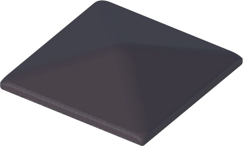 БЕТ-А Оголовник столбовой 450х450х95мм 8019 (серо-коричневый) 48шт/пд купить в Санкт-Петербурге