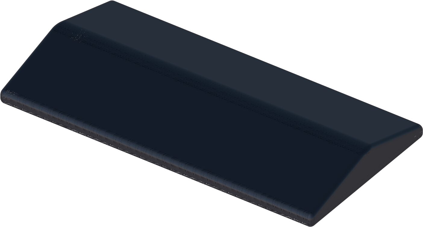 БЕТ-А Оголовник пролетный 620х320х70мм 9005 (черный) 60шт/пд купить в Санкт-Петербурге