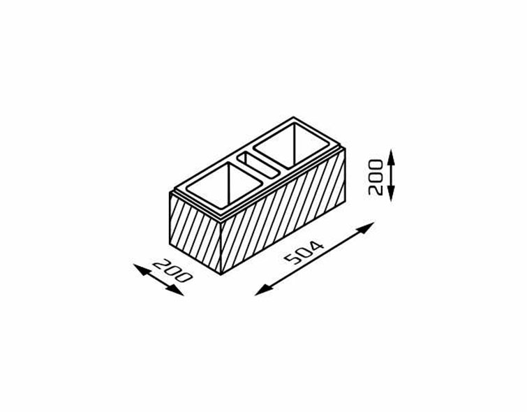 Камень заборный пролетный ROMA DIAMOND (RD20) 50,4х20х20см Joniec купить в Санкт-Петербурге