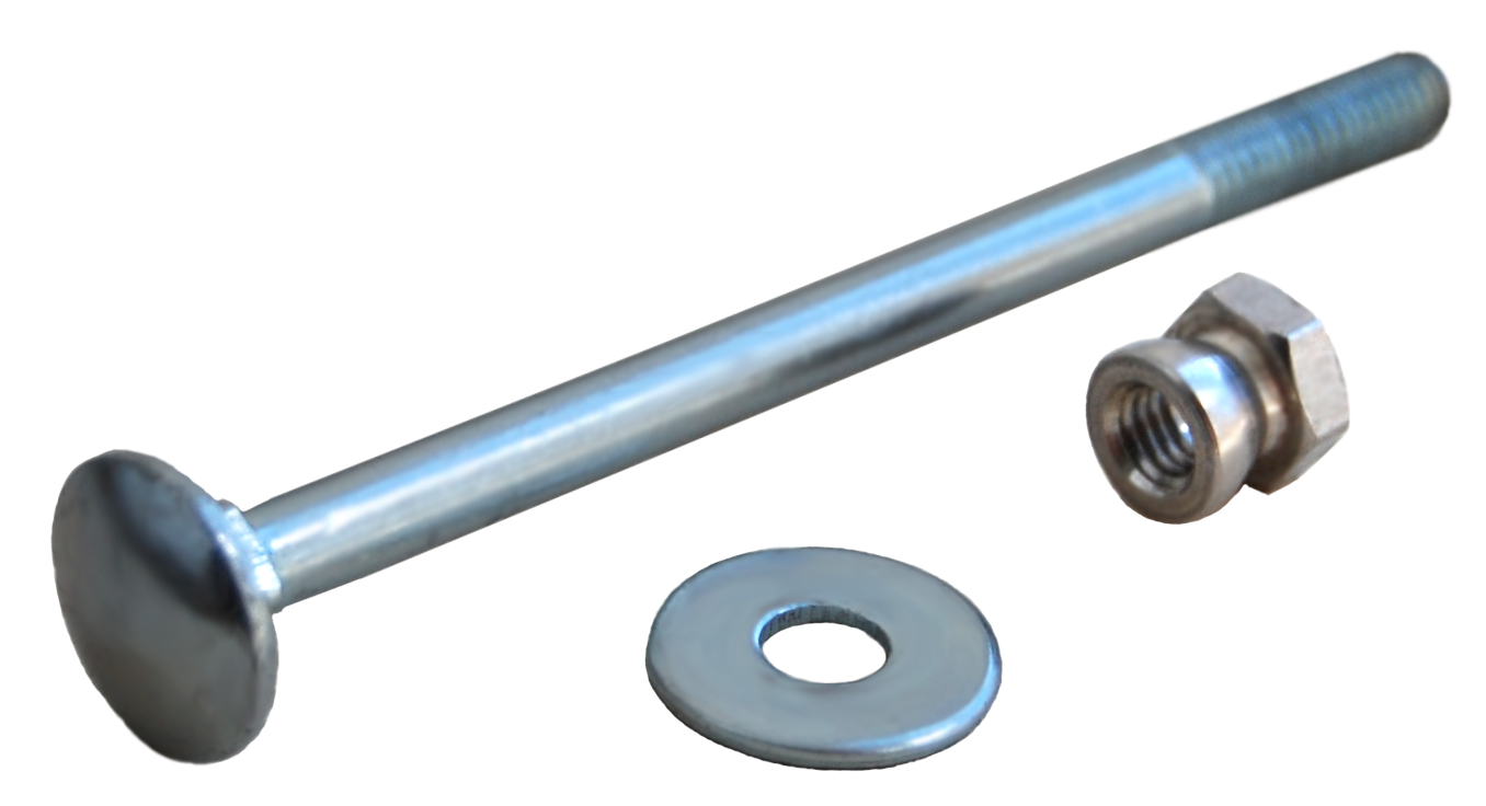 Болт М6х85, шайба, гайка антивандальная для крепления наконечника универсального к столбу купить в Санкт-Петербурге