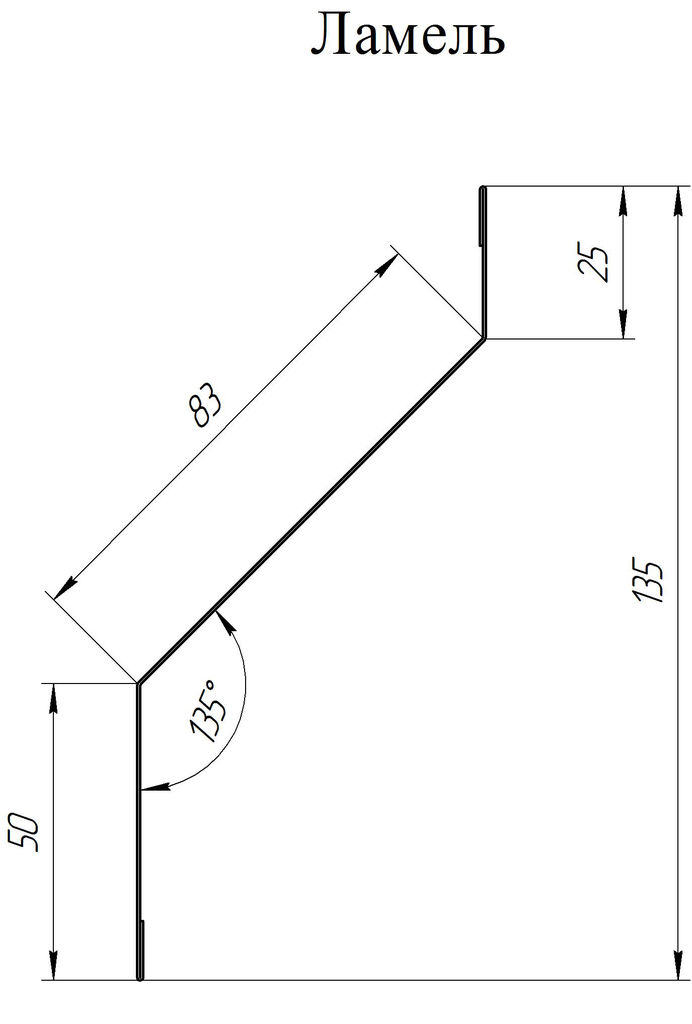 Ламель жалюзи Milan PE-double (двустороннее TwinColor) GrandLine купить в Санкт-Петербурге