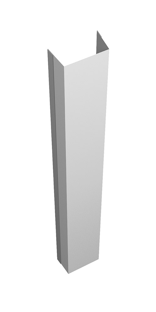 Крепёжная планка нижняя забора-жалюзи Texas, PE с плёнкой купить в Санкт-Петербурге