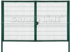 Ворота распашные Profi 2030х4000мм 6005 темно-зеленый Grand Line купить в Санкт-Петербурге