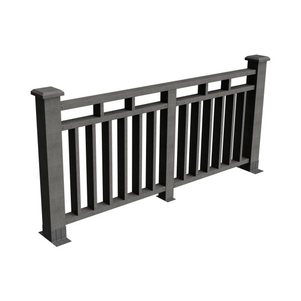 GRINDERDECO Ограждение Европа v.2 шлифованный {длины по спецификации} купить в Санкт-Петербурге