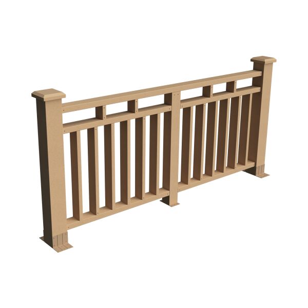 GRINDERDECO Ограждение Европа v.2 шлифованный {длины по спецификации} купить в Санкт-Петербурге