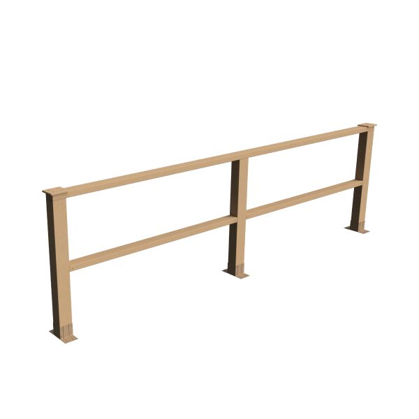 GRINDERDECO Ограждение Ковбойская изгородь шлифованный {длины по спецификации} купить в Санкт-Петербурге