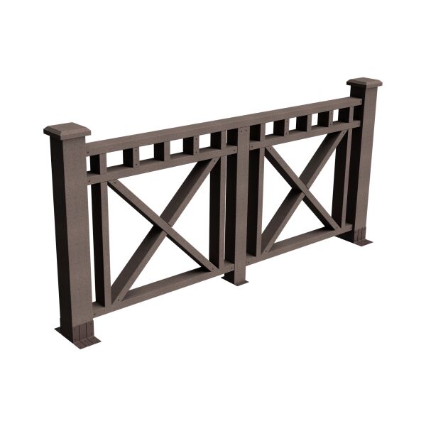 GRINDERDECO Ограждение Виктория шлифованный {длины по спецификации} купить в Санкт-Петербурге