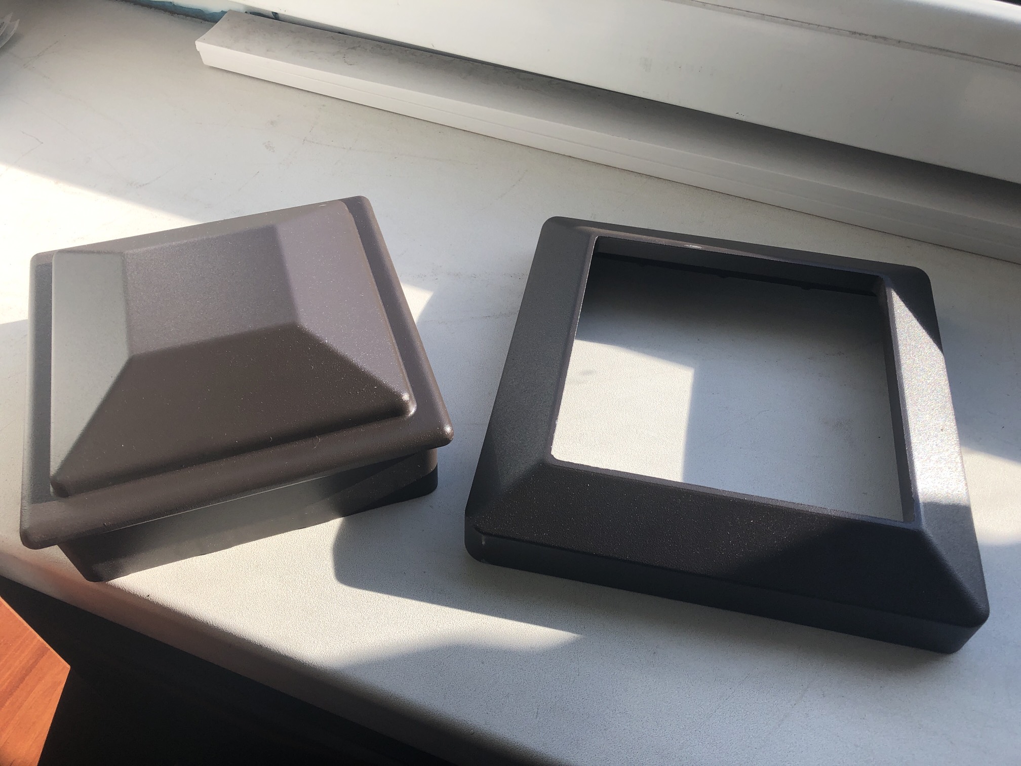 Комплект крышка/юбка АЛЮМ для столба "POLIVAN SINGARAJA" 125*125мм купить в Санкт-Петербурге