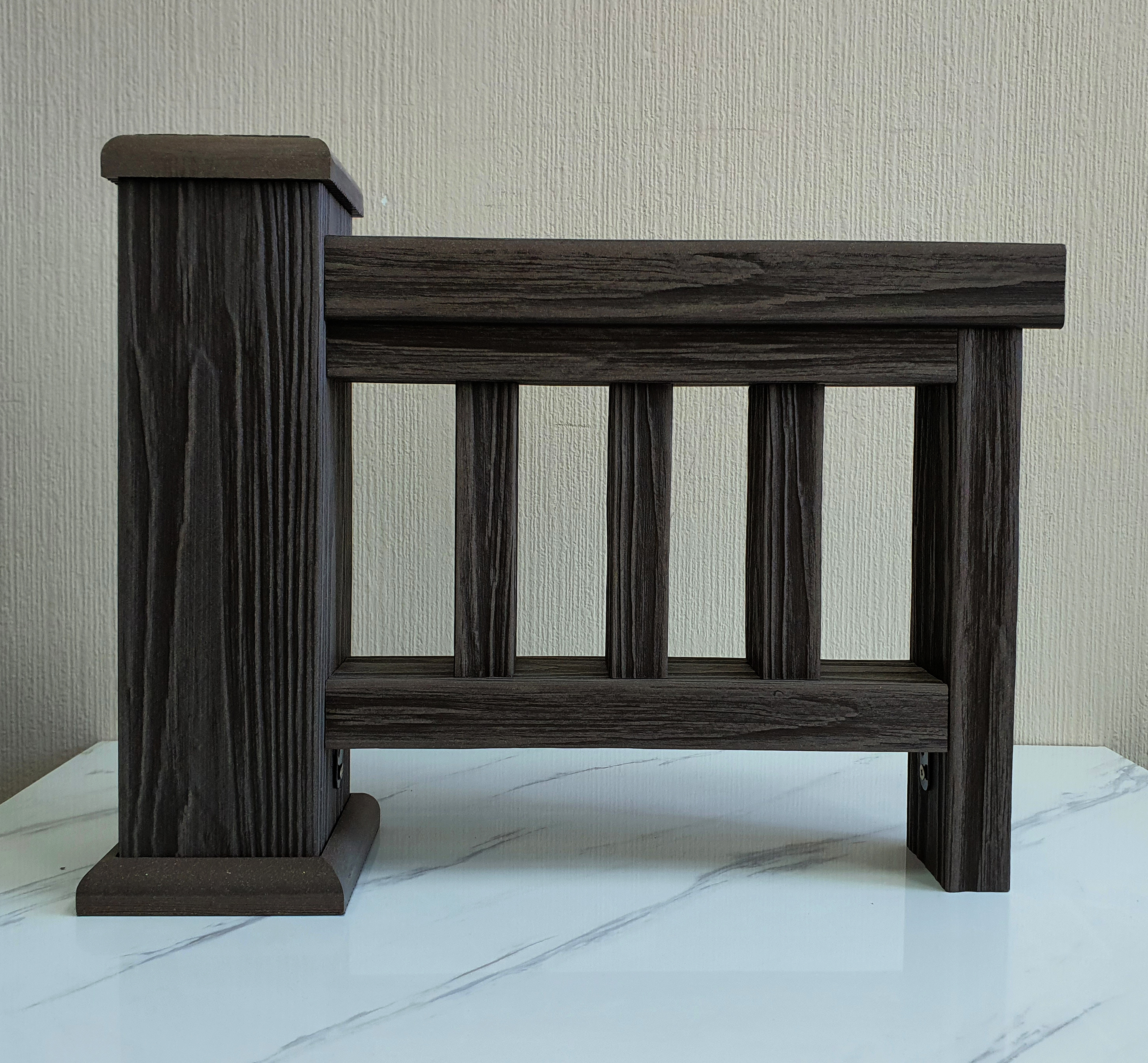 Перила ТЕРРАпол 3D Венге Соренто 84х43х2400мм купить в Санкт-Петербурге