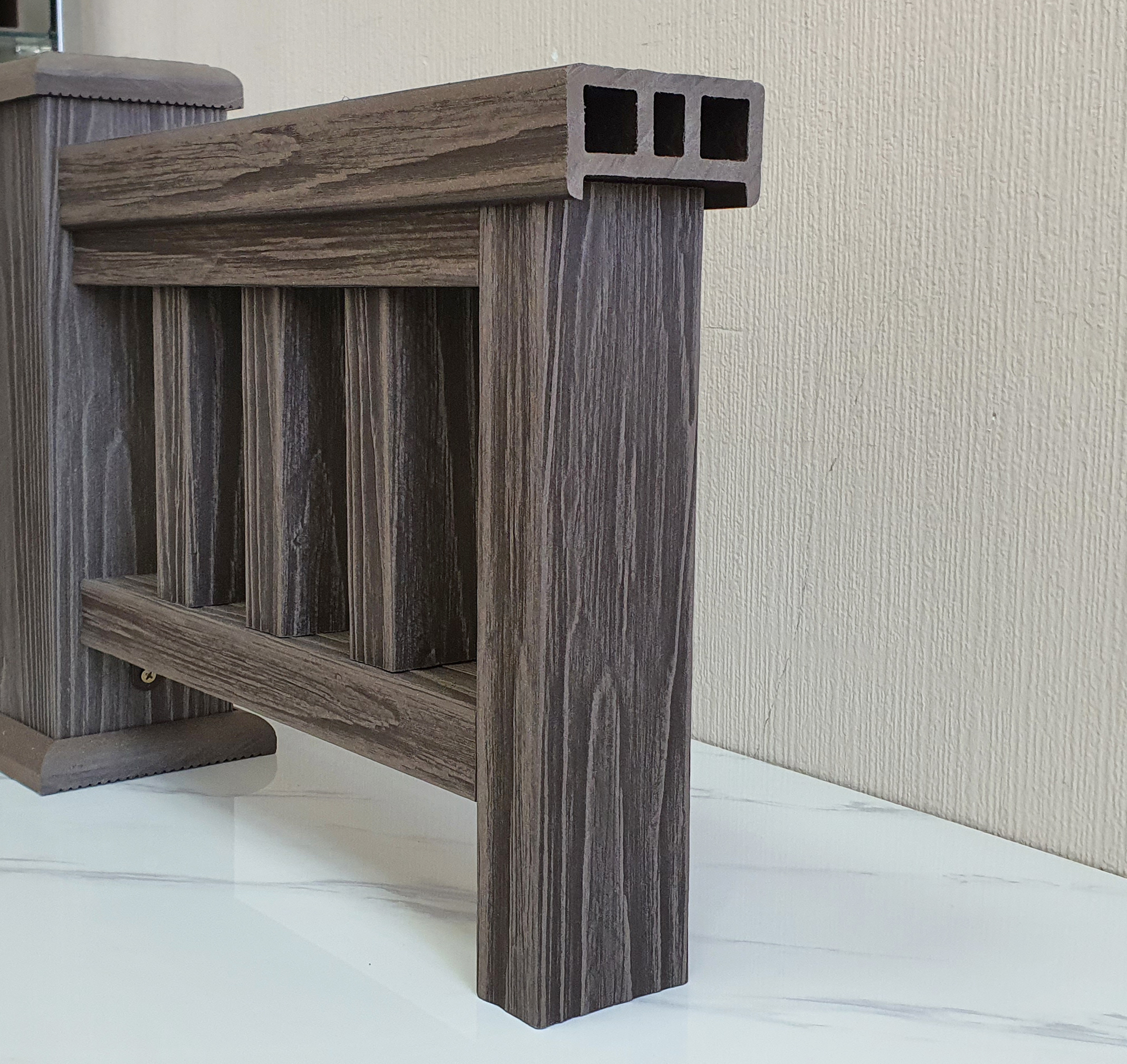 Перила ТЕРРАпол 3D Тик Киото 84х43х2400мм купить в Санкт-Петербурге