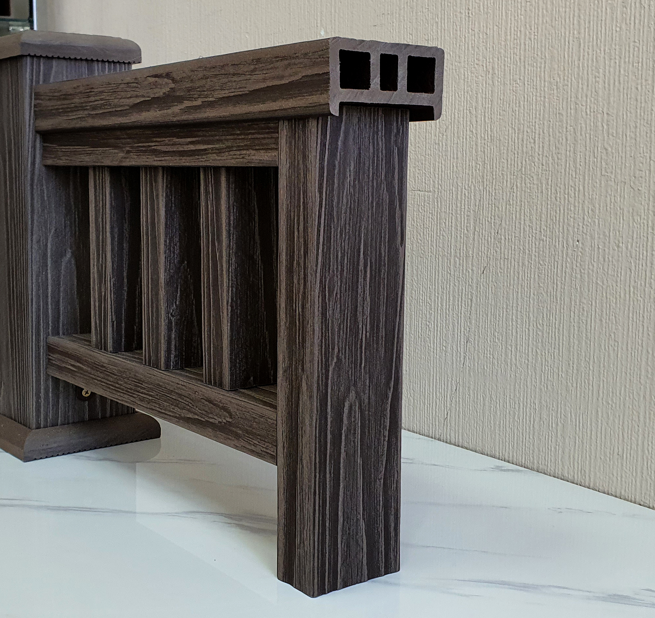 Перила ТЕРРАпол 3D Венге Соренто 84х43х2400мм купить в Санкт-Петербурге