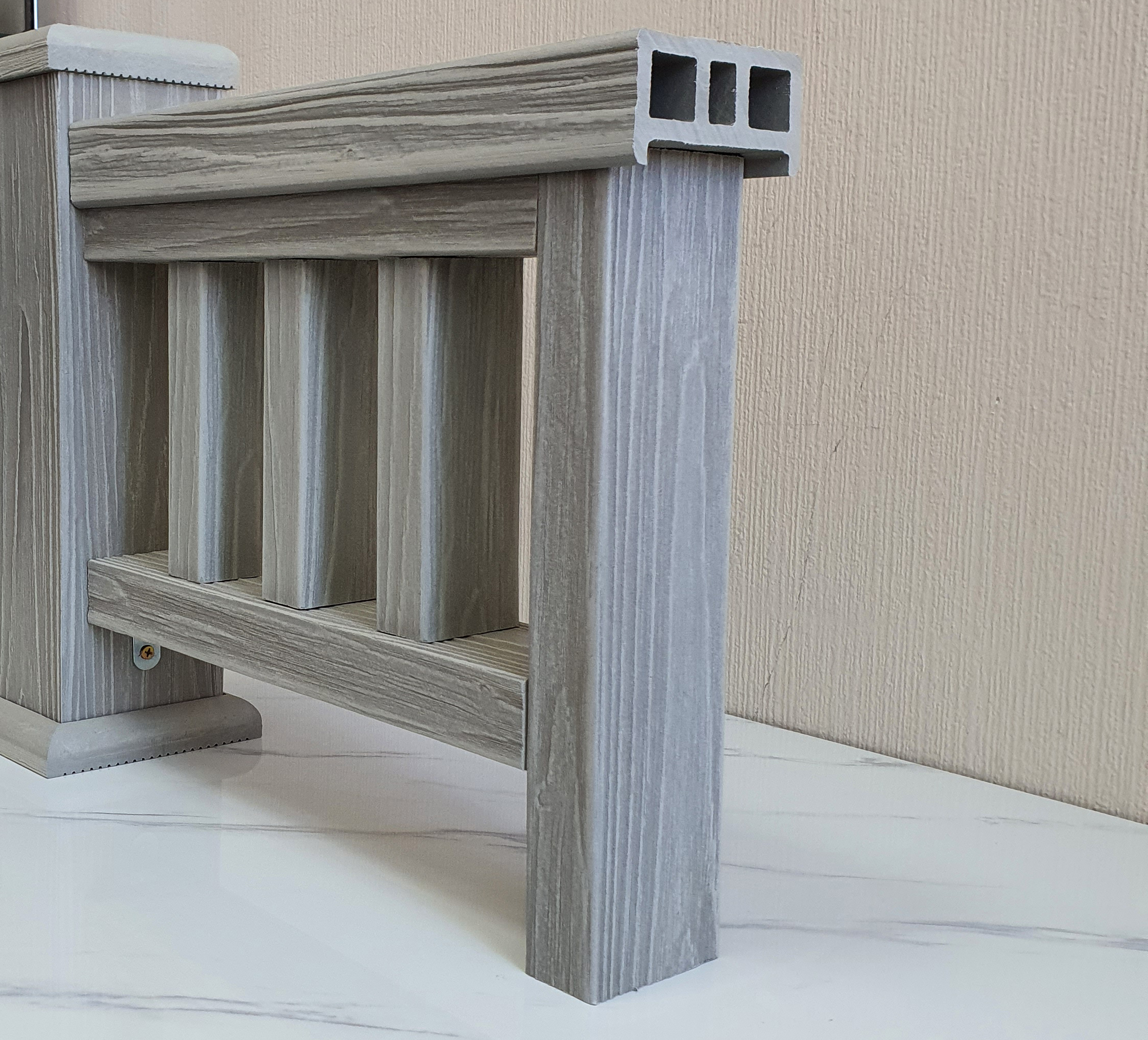 Балясина ТЕРРАпол 3D Дуб Беленый 52х32х2400мм купить в Санкт-Петербурге