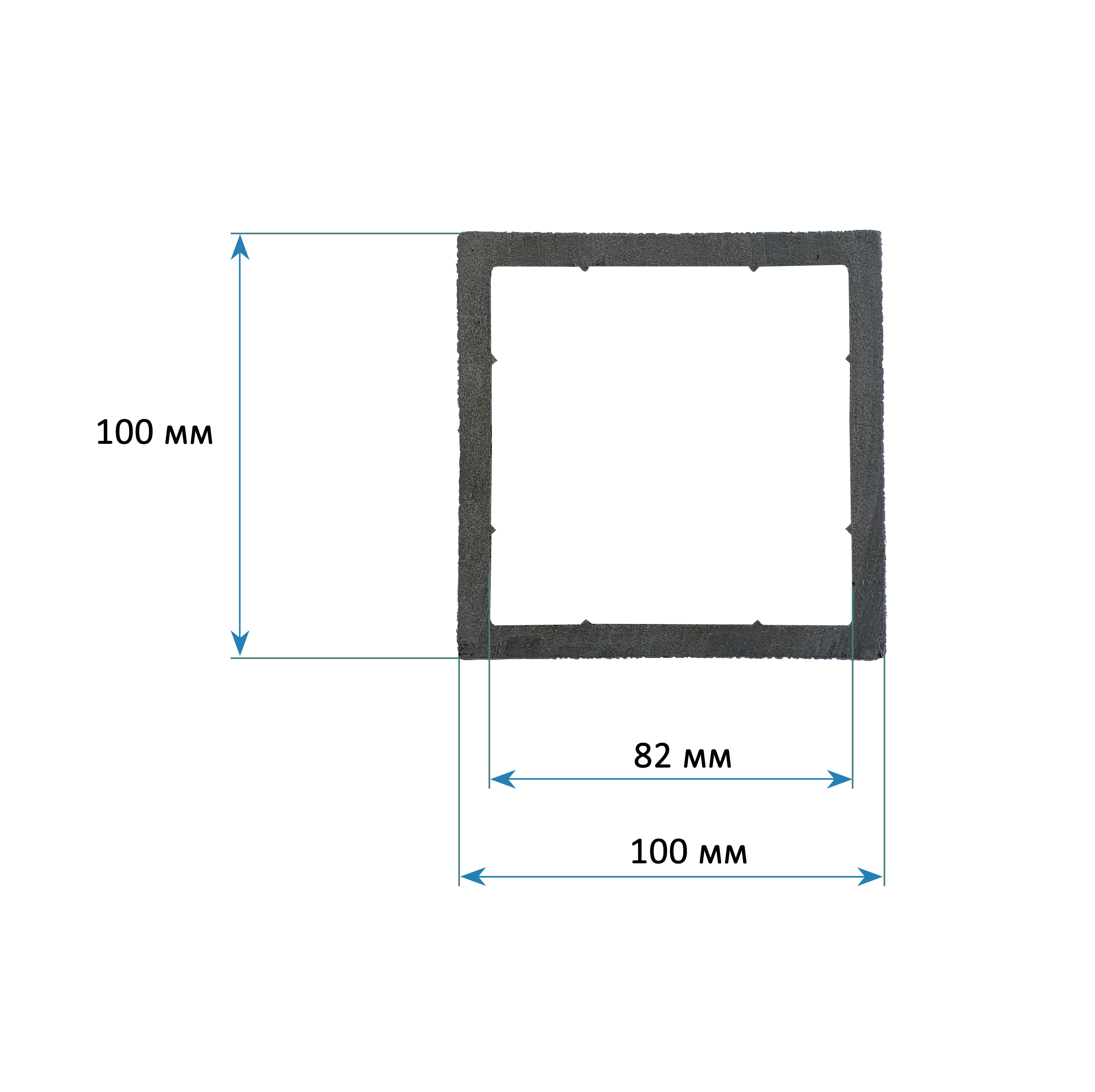 Столб большой ТЕРРАпол 3D Дуб Беленый 100х100х3050мм купить в Санкт-Петербурге