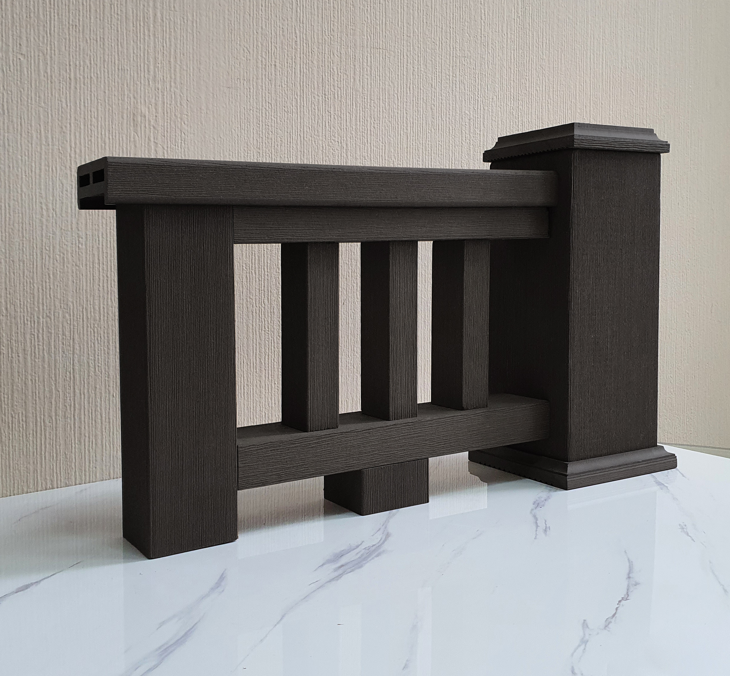 Крышка на столб ТЕРРАпол КЛАССИК Черное дерево 130х130мм купить в Санкт-Петербурге