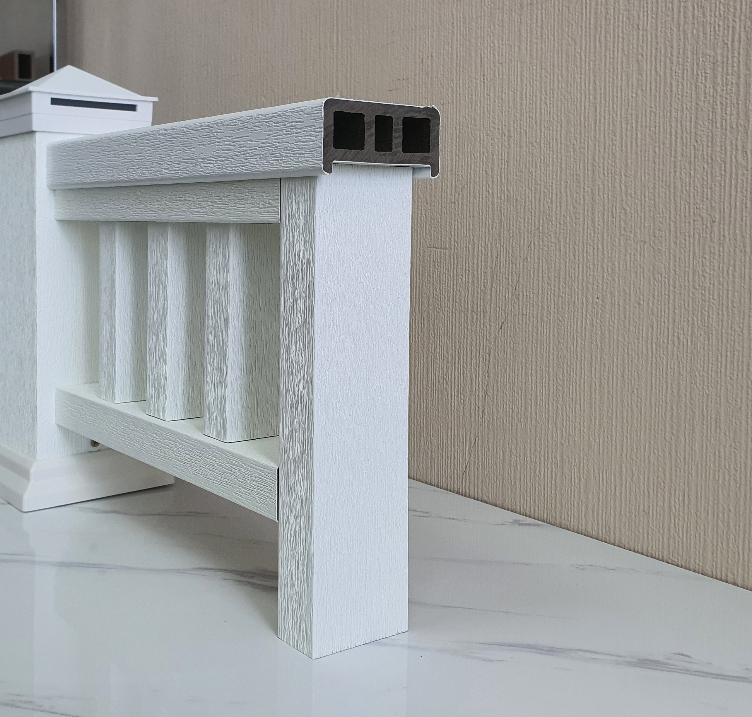 Перила ТЕРРАпол ПРАКТИК Жемчуг 84х43х3000мм купить в Санкт-Петербурге