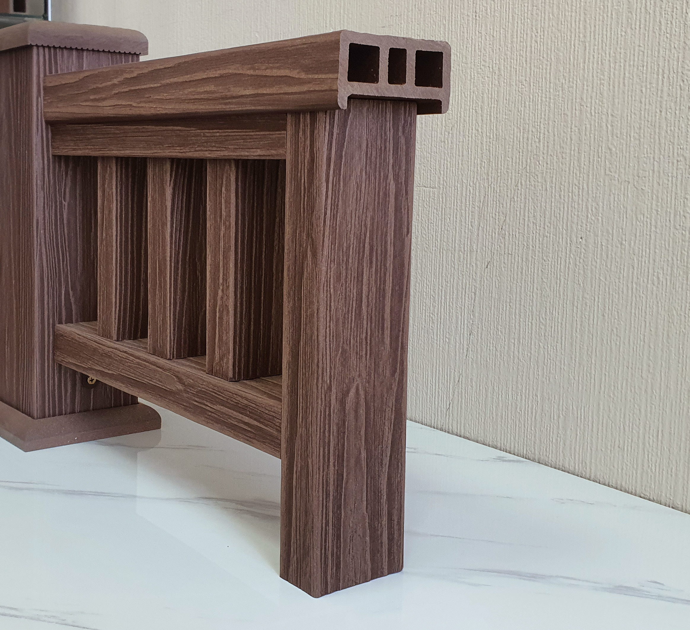 Перила ТЕРРАпол 3D Орех Милано 84х43х3000мм купить в Санкт-Петербурге