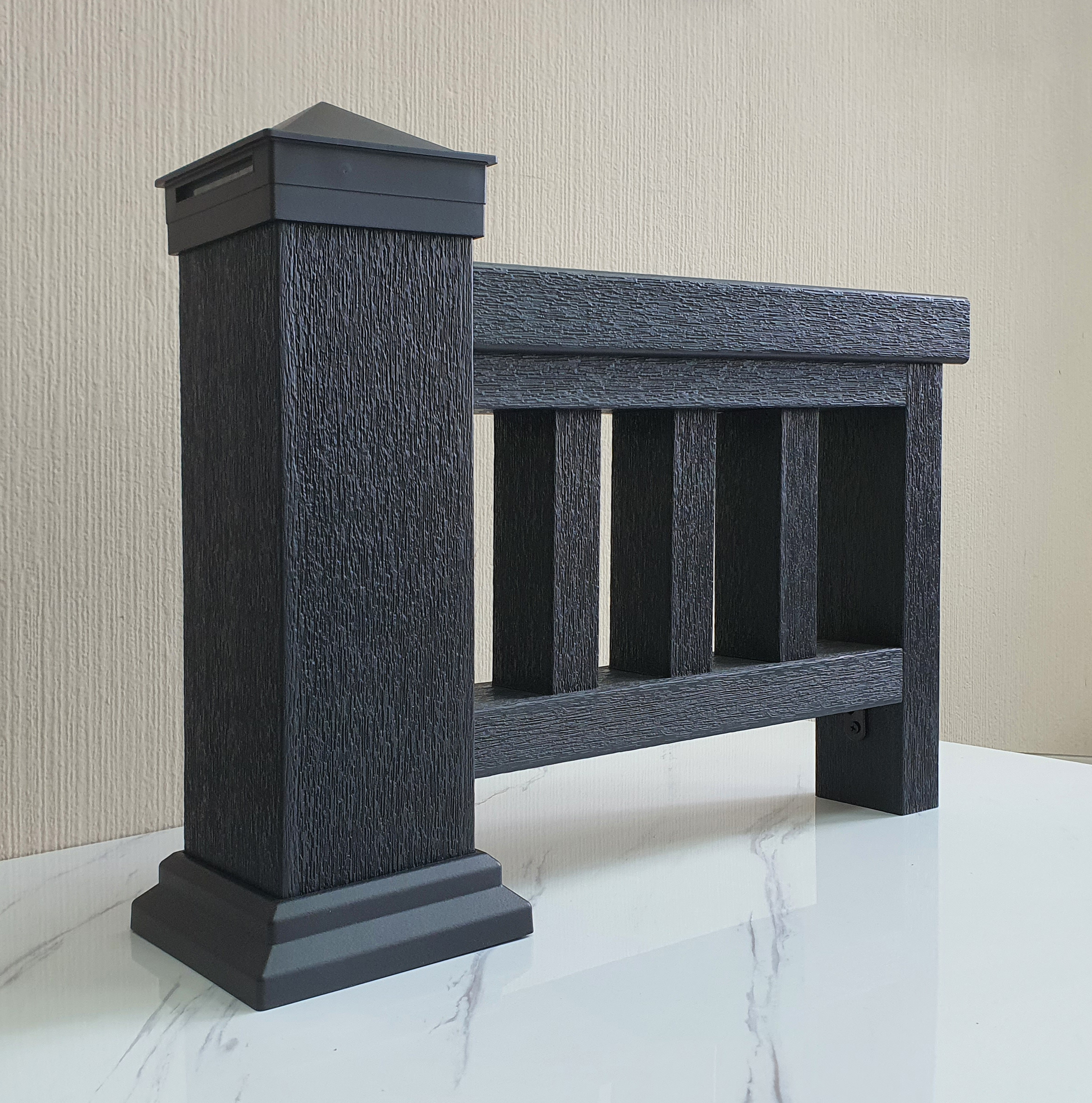 Балясина ТЕРРАпол ПРАКТИК Черная жемчужина 52х32х2400мм купить в Санкт-Петербурге