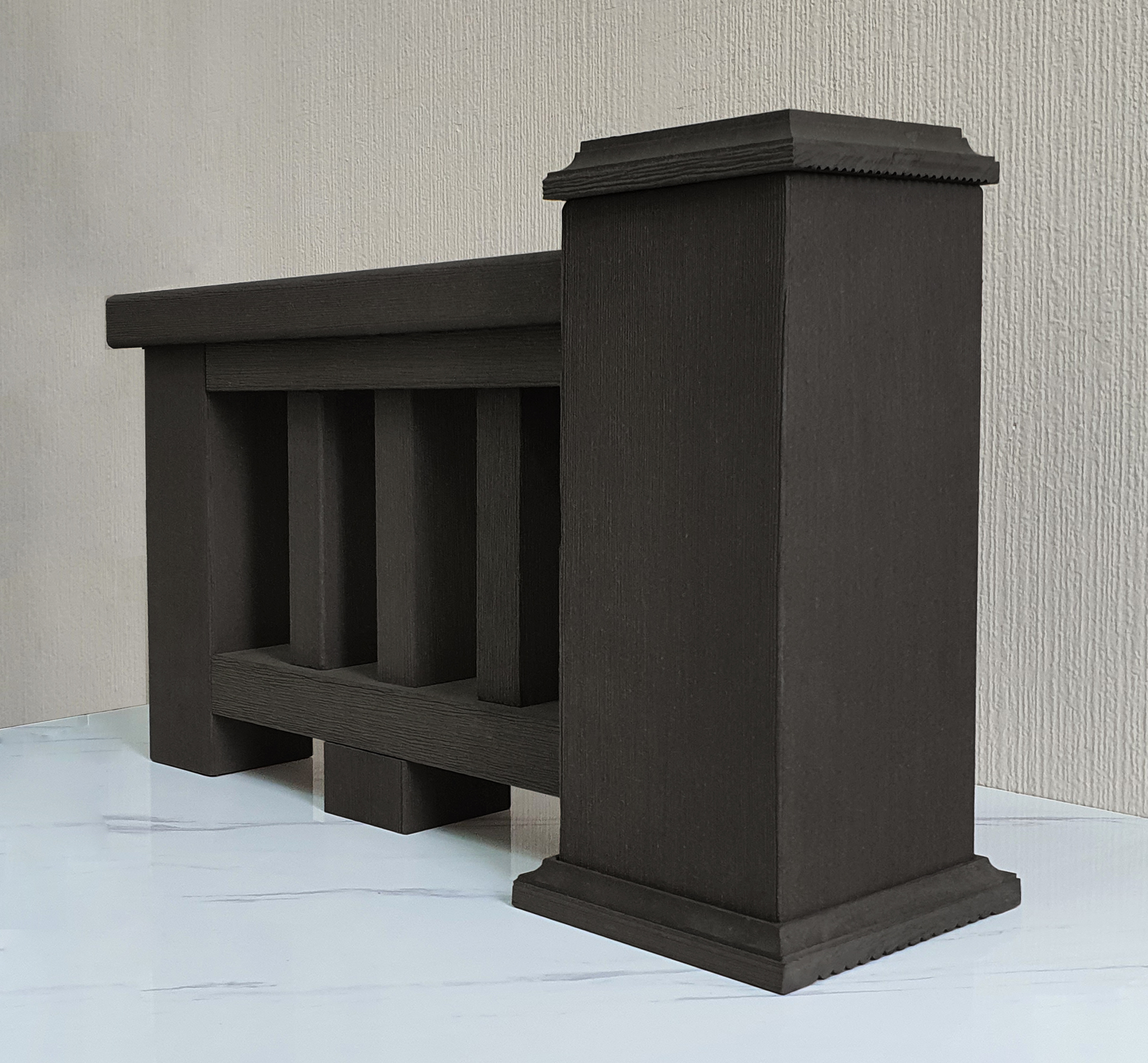 Рамка для столба ТЕРРАпол КЛАССИК Черное Дерево 120х120мм купить в Санкт-Петербурге