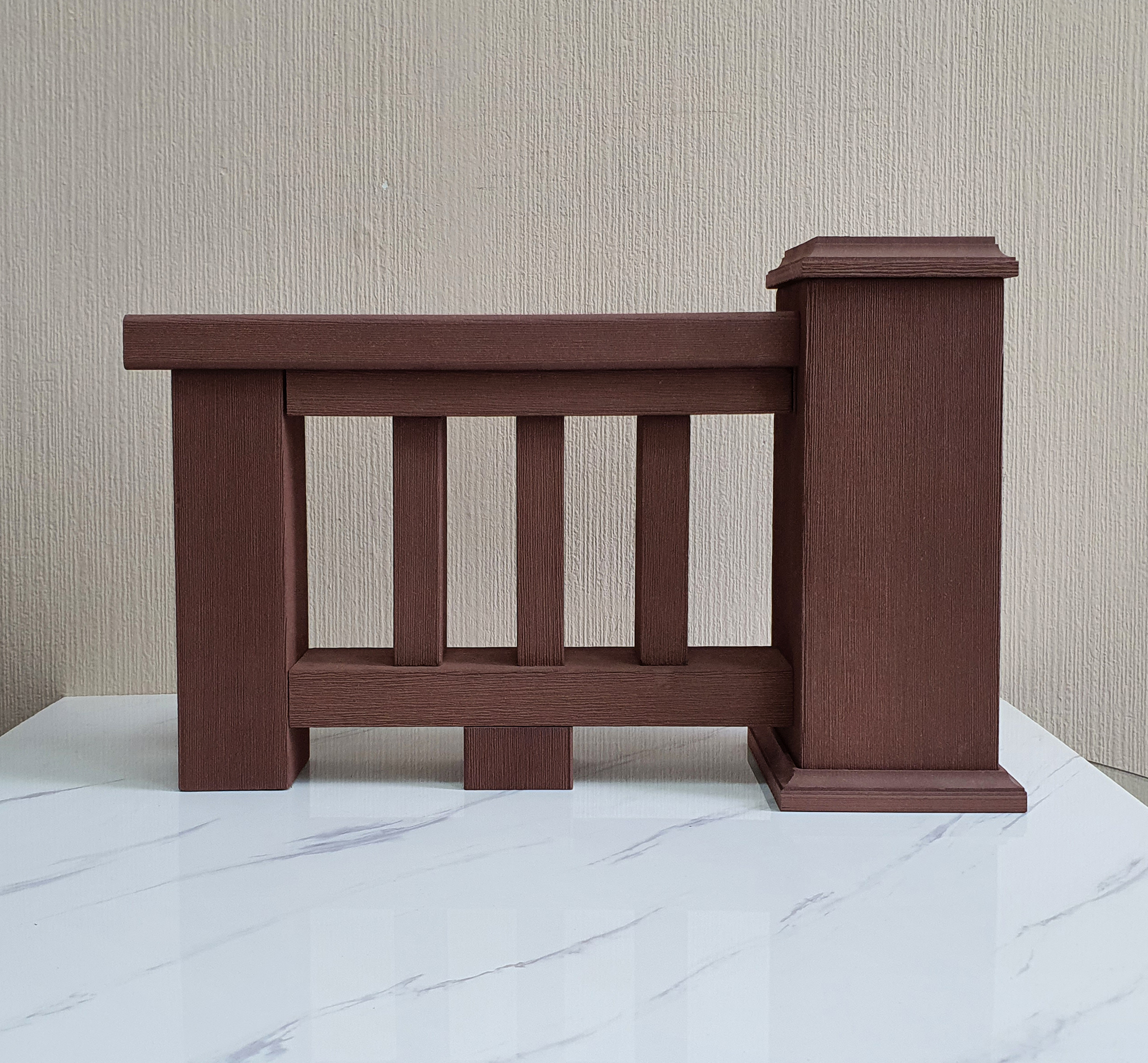 Крышка на столб ТЕРРАпол КЛАССИК Орех Милано 130х130мм купить в Санкт-Петербурге