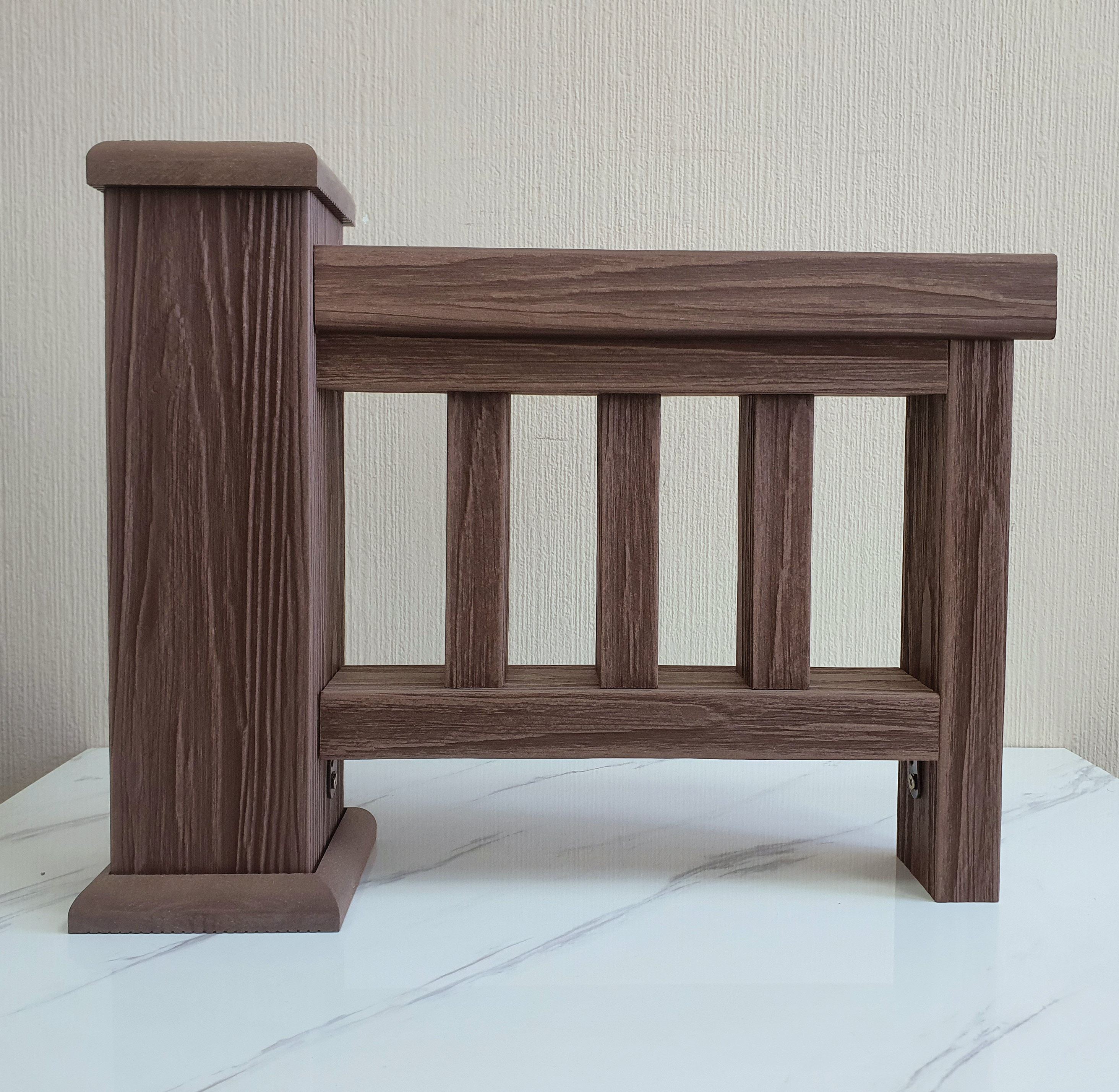 Столб ТЕРРАпол 3D Орех Милано 100х100х3050мм купить в Санкт-Петербурге