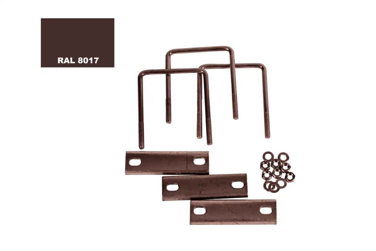 Хомут оцинкованный для столба 50*50 ППК 8017 Ювента (3шт/упак) купить в Санкт-Петербурге