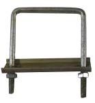 Хомут оцинкованный для столба 60*60 Ювента купить в Санкт-Петербурге