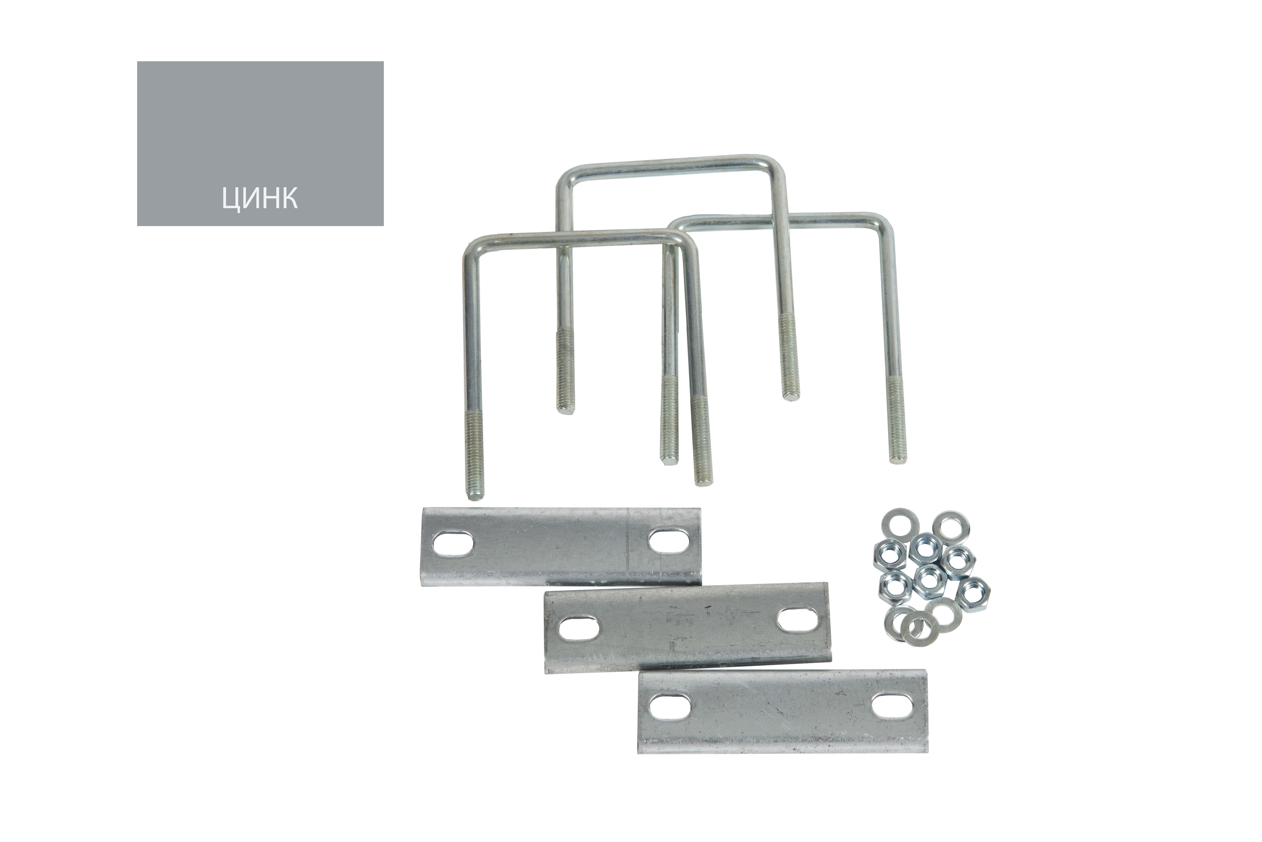 Хомут цинк Ювента 50*50 комплект 3 шт купить в Санкт-Петербурге