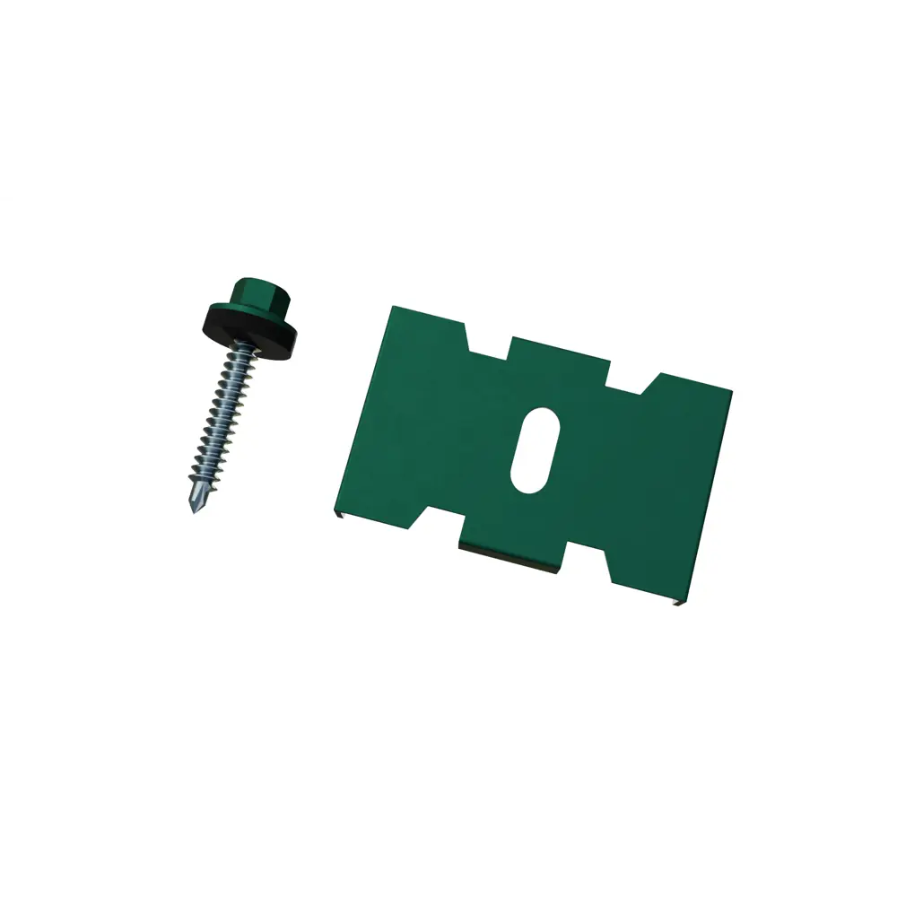 Крепление 3D секции Гиттер/сетки ПАУК тип1 с саморезом 100шт купить в Санкт-Петербурге