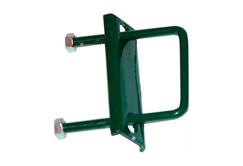 Хомут оцинкованный для столба 80*80 ППК 6005 (зеленый) (3шт/уп) Ювента купить в Санкт-Петербурге