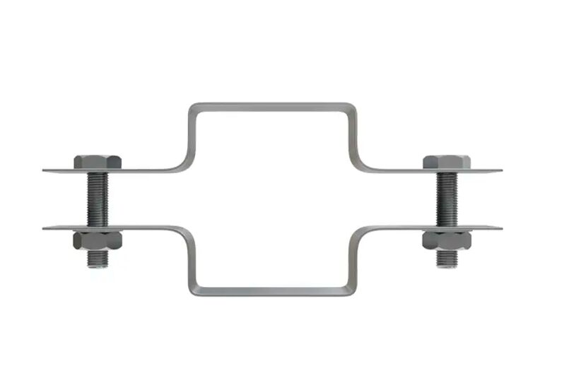 Хомут составной 80х80 Н-1500мм цинк 3шт купить в Санкт-Петербурге