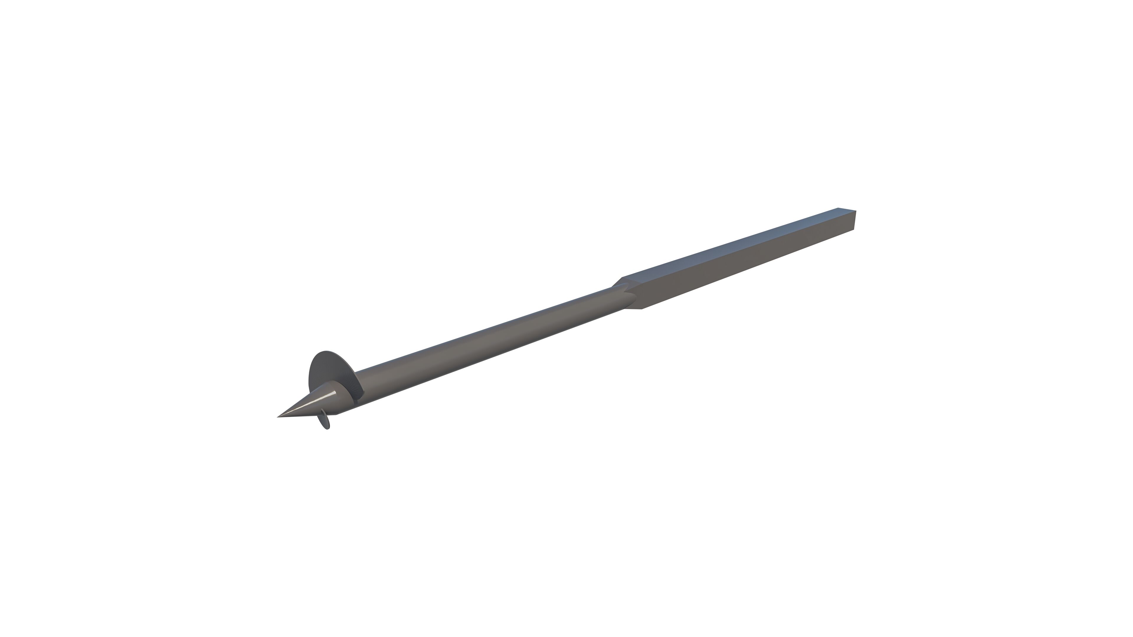 Столб Винтовой 2500мм 50х50-1500мм/d45-1000мм, ППК по каталогу  RAL  купить в Санкт-Петербурге