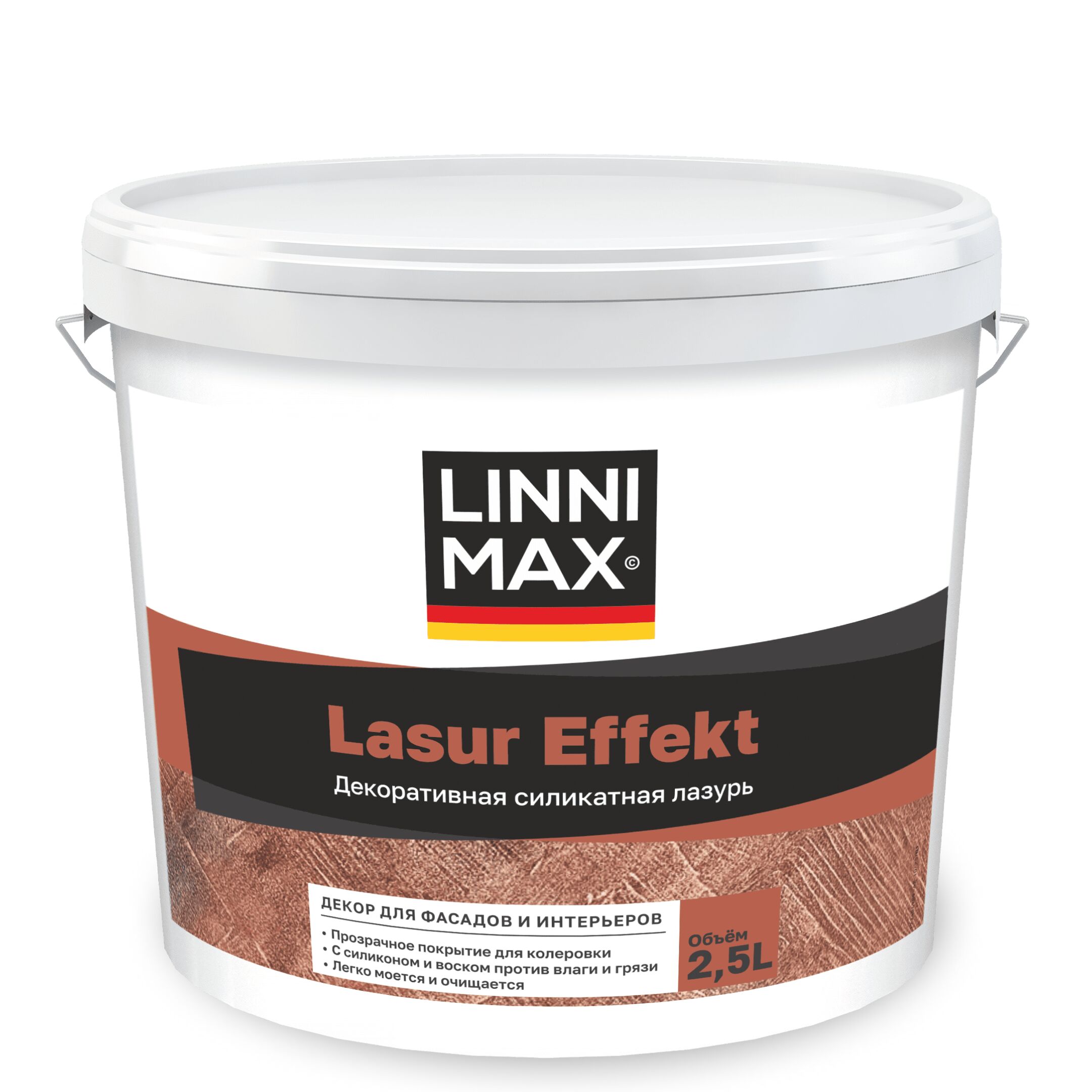 Lasur Effect matt 5л Декоративное лессирующее покрытие LINNIMAX купить в Санкт-Петербурге