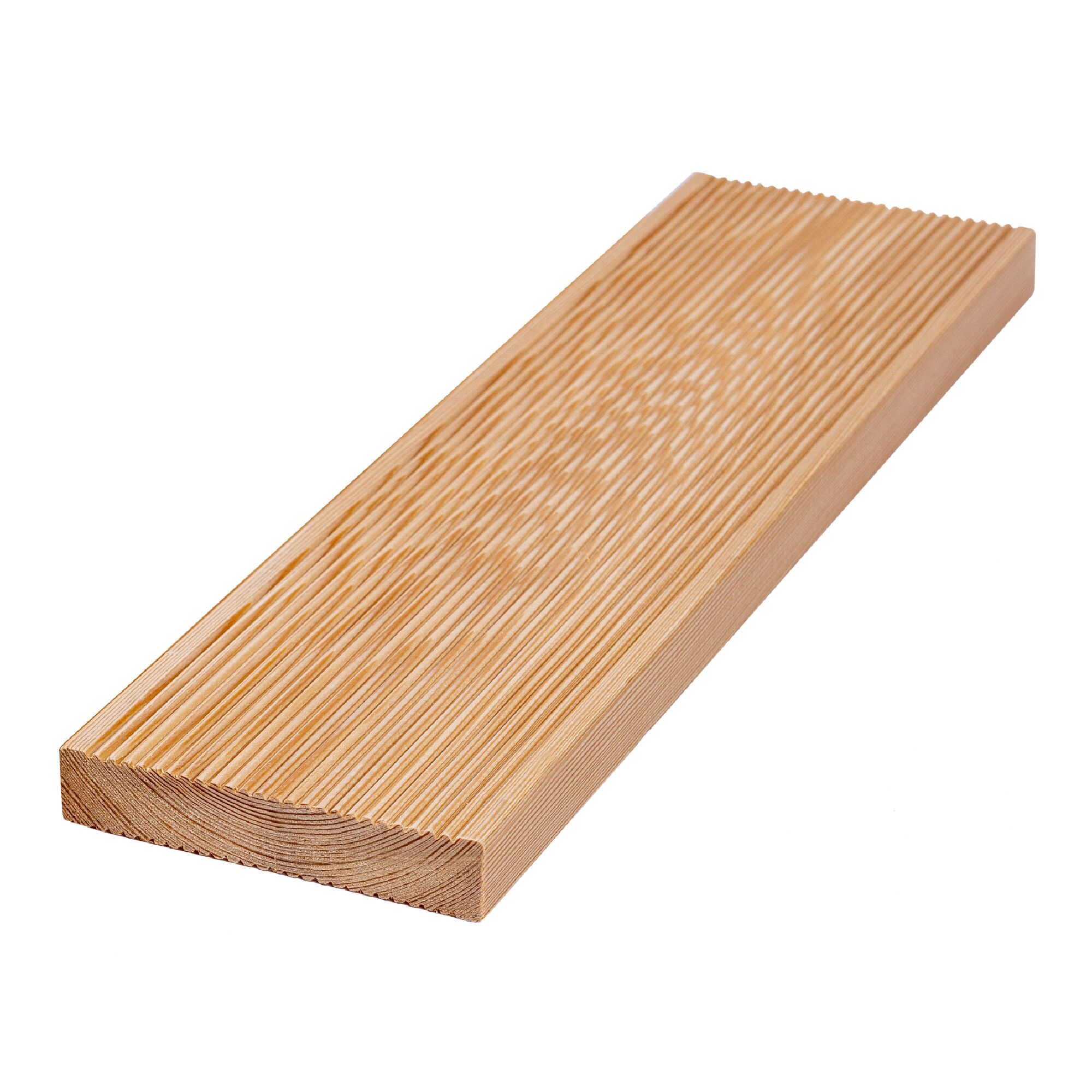 Доска террасная (Вельвет) ТехноНиколь Лиственница (35) сорт B 3000х142х27мм (3 шт) купить в Санкт-Петербурге