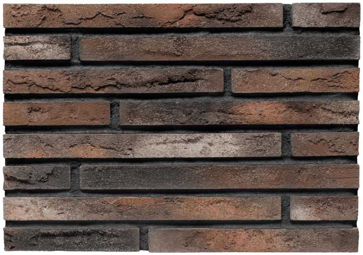 BrickWell Фасадная плитка Ancient Коричневый Ригель 470х40х20мм 0.43м2/уп 42шт/м2 купить в Санкт-Петербурге