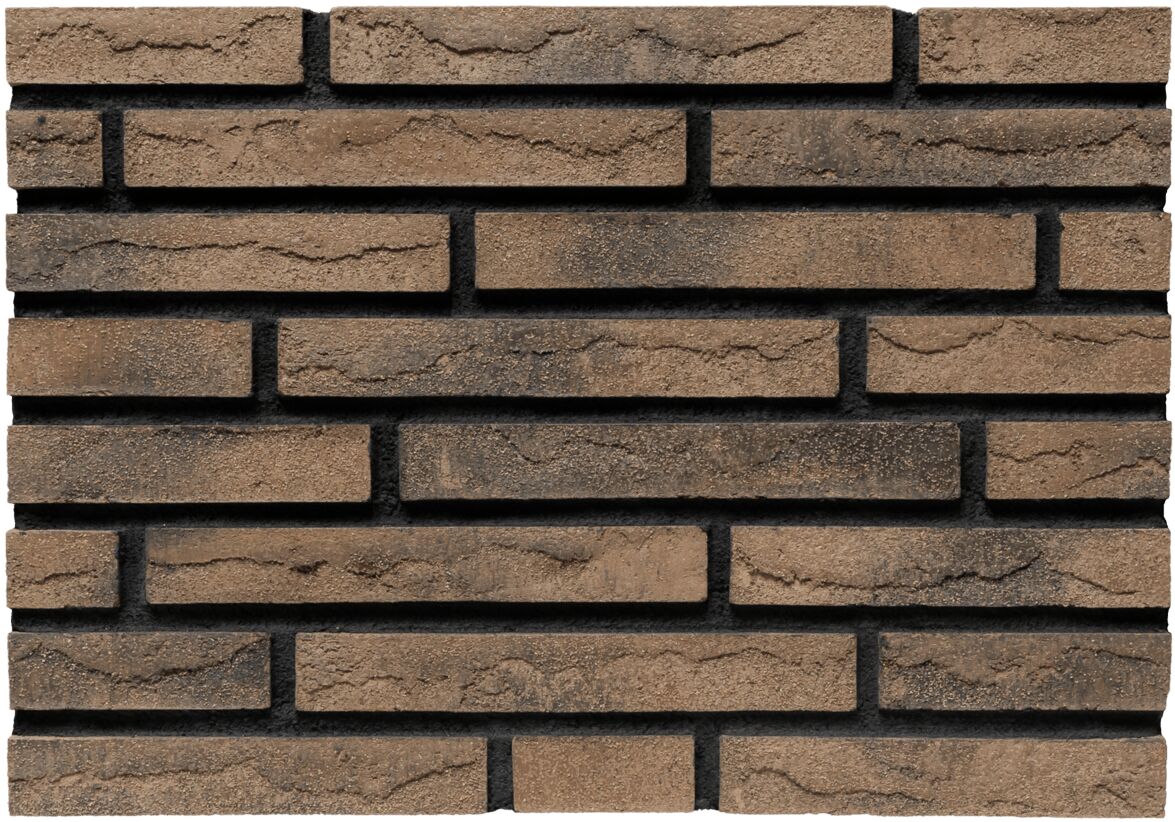 BrickWell Фасадная плитка Traditional Коричневый Ригель 290х40х20мм 0.68м2/уп 67шт/м2 купить в Санкт-Петербурге