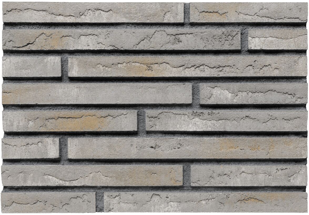 BrickWell Фасадная плитка Classic Платиновый Ригель 470х40х20мм 0.48м2/уп 42шт/м2 купить в Санкт-Петербурге