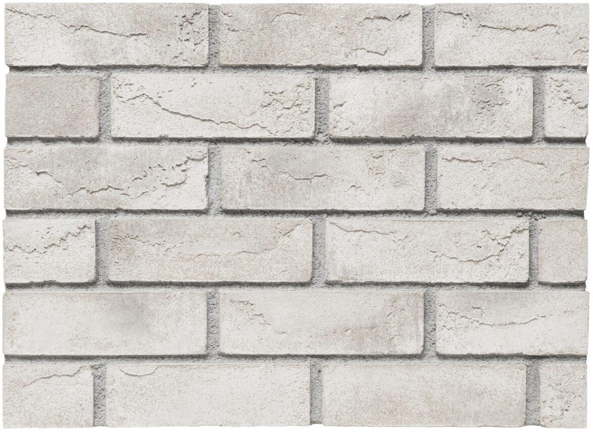 BrickWell Фасадная плитка Traditional Ультрабелый с патиной WDF 210х65х15мм 0.86м2/уп 61шт/м2 купить в Санкт-Петербурге